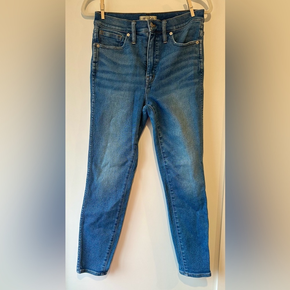 Madewell 10” high rise skinny crop jean
